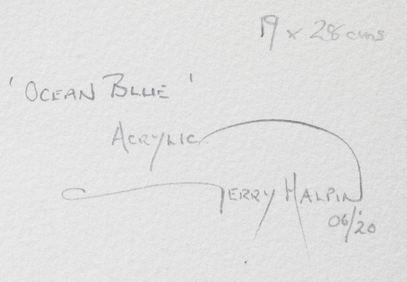 'Ocean Blue' by Gerry Halpin