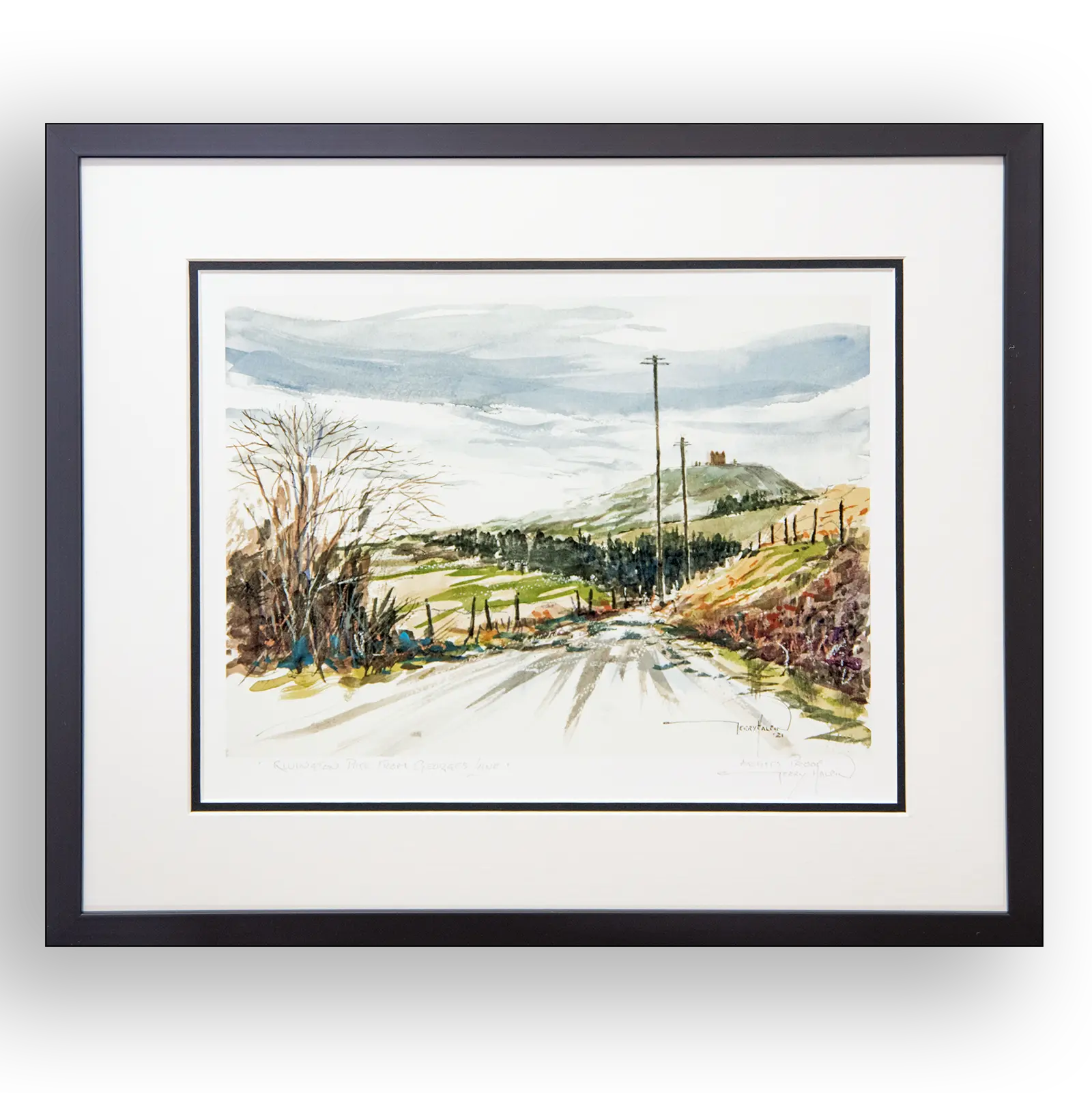 'Moorland: Georges Lane'. Limited edition print.