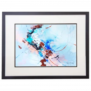 'Reflections Vl'. A framed original painting by Gerry Halpin.