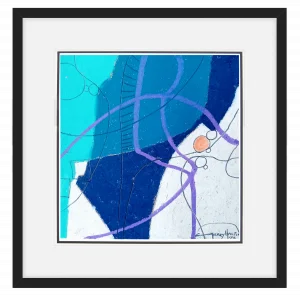 'Shoreline Drifted In'. Framed original painting by Gerry Halpin.