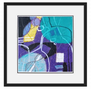 'Shoreline More Findings'. Framed original painting by Gerry Halpin.