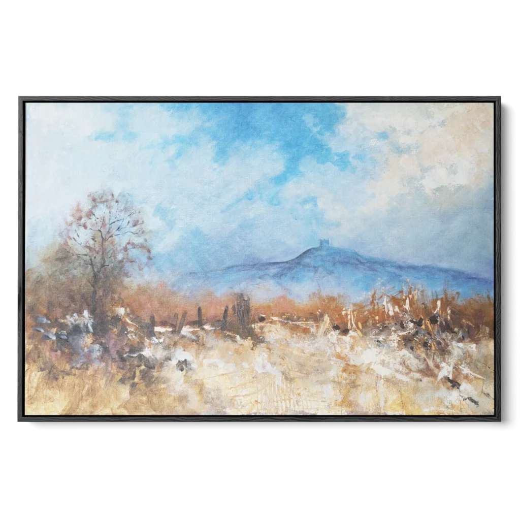 'Moorland: Misty Rivington'. Limited Edition of 30 Canvas Art Prints.
