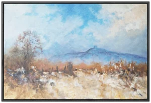 'Moorland: Misty Rivington'. Limited Edition of 30 Framed Canvas Print.