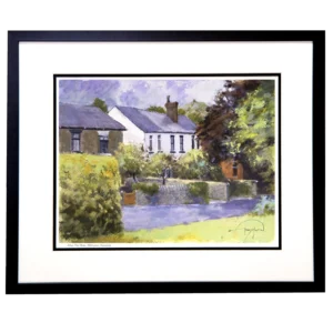 'After The Rain, Mill Lane, Horwich'. An open art print by Gerry Halpin