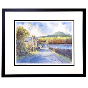 'Horrobin Lane, Rivington'. An open art print by Gerry Halpin.