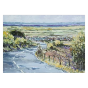 'Horwich From Mast Road'. An open card by Gerry Halpin MBE