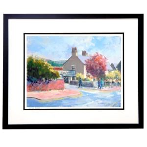 'Lee Lane, Horwich'. An open edition art print by Gerry Halpin