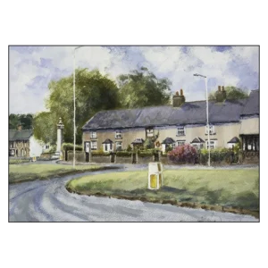 'Scholes Bank, Horwich'. An open card by Gerry Halpin MBE