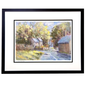 'Rivington Village, Spring'. An open art print by Gerry Halpin.