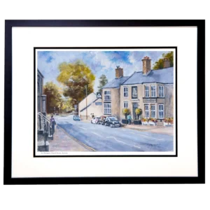 'Church Street, Horwich'. An open art print by Gerry Halpin.