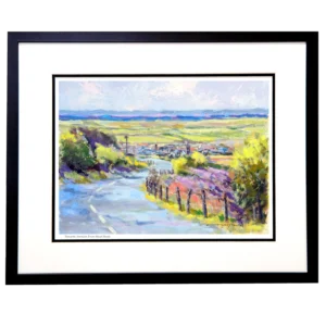 'Horwich From Mast Road'. An open edition print by Gerry Halpin
