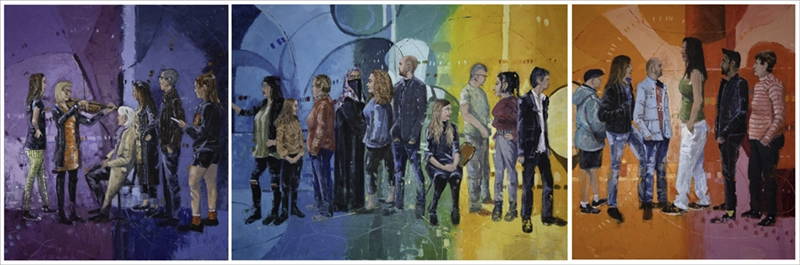 Triptych Commission from Gerry Halpin