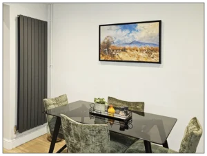 LE print 'Moorland, Misty Rivington' in customers house.