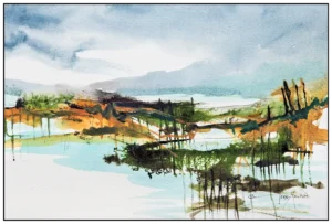 'Mist Approaching', Gerry Halpin. Original Painting.