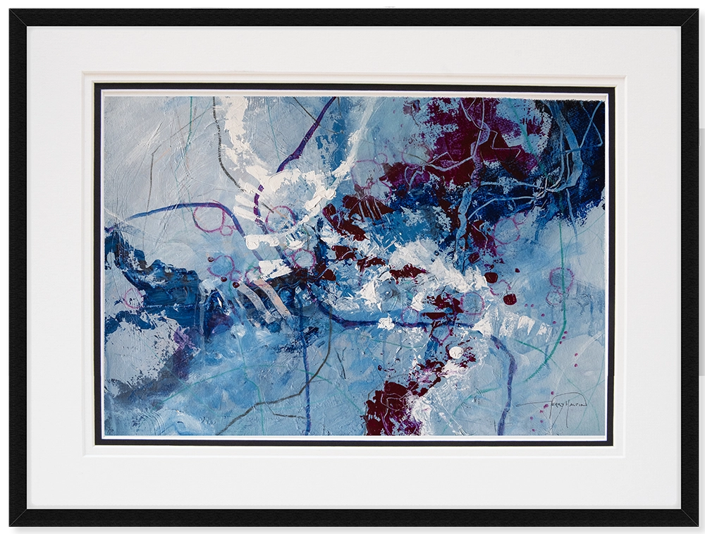 'Coast Cool Shallows', Gerry Halpin. Framed and mounted art print.