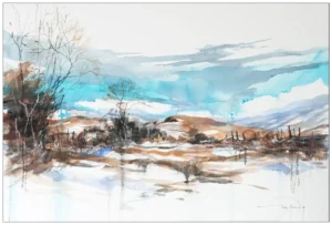 'Moorland: Approaching Rain' Gerry Halpin.